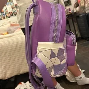 Loungefly | Bags | Loungefly Purple And White Backpack With  display picture 3